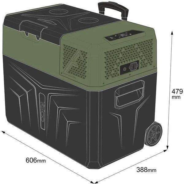 Портативний холодильник Yeticool Yolco BCX40 Green 597782 фото