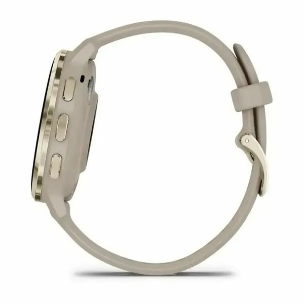 Смарт-годинник Garmin Venu 3S Soft Gold S. Steel Bezel w. French Gray Case and S. Band (010-02785-02/52) 612682 фото