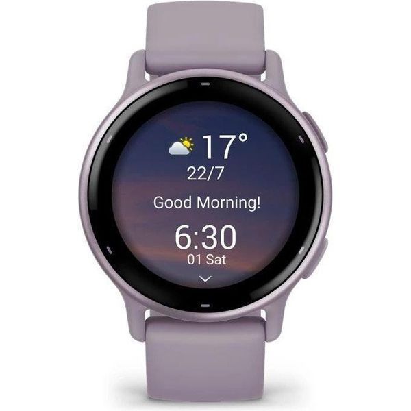 Смарт-часы Garmin vivoactive 5 Metallic Orchid Aluminum Bezel with Orchid Case and Silicone (010-02862-13/53) 035124 фото