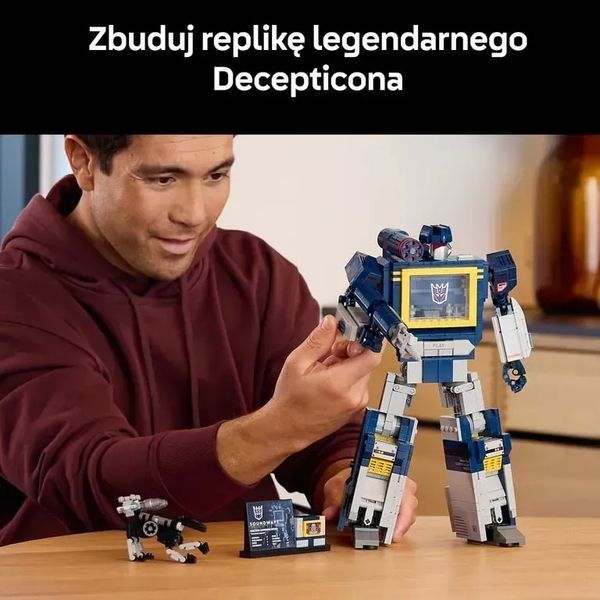Блочный конструктор LEGO Icons Трансформеры: Саундвейв (10358) 613445 фото