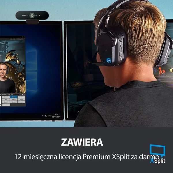 Веб-камера Logitech BRIO 4K Stream Edition (960-001194) 204670 фото