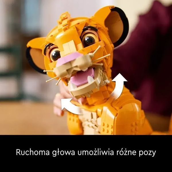 Блочный конструктор LEGO Disney Юный король Лев Симба (43247) 613387 фото