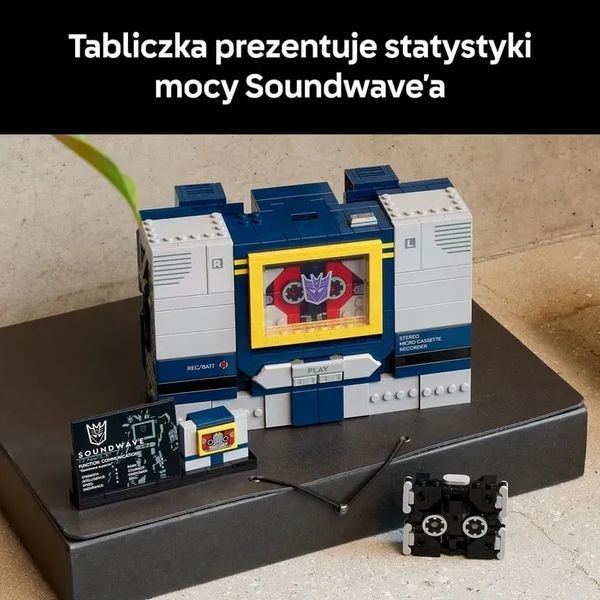 Блочный конструктор LEGO Icons Трансформеры: Саундвейв (10358) 613445 фото