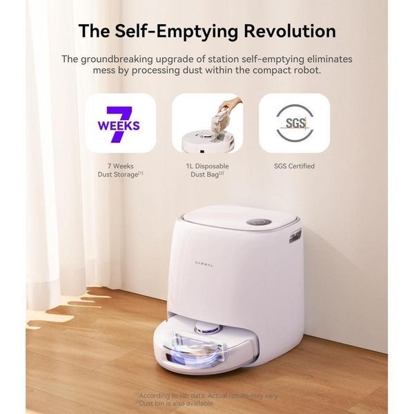 Робот-пилосос з вологим прибиранням NARWAL Freo X Ultra Robot Vacuum and Mop Combo 036598 фото