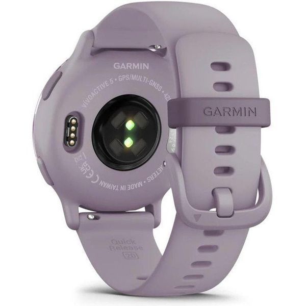 Смарт-часы Garmin vivoactive 5 Metallic Orchid Aluminum Bezel with Orchid Case and Silicone (010-02862-13/53) 035124 фото