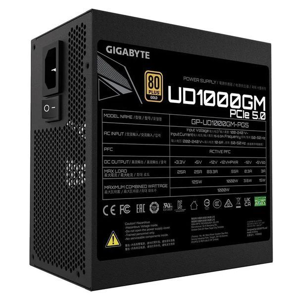 Блок живлення Gigabyte UD1000GM PG5 (GP-UD1000GM-PG5) 001120 фото