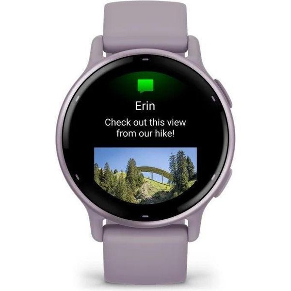 Смарт-часы Garmin vivoactive 5 Metallic Orchid Aluminum Bezel with Orchid Case and Silicone (010-02862-13/53) 035124 фото