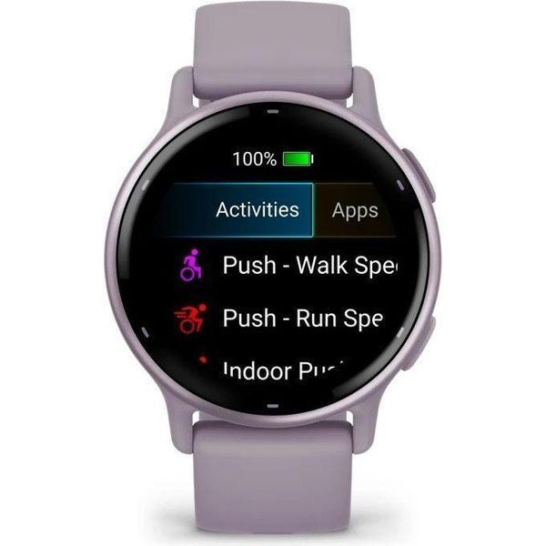 Смарт-часы Garmin vivoactive 5 Metallic Orchid Aluminum Bezel with Orchid Case and Silicone (010-02862-13/53) 035124 фото