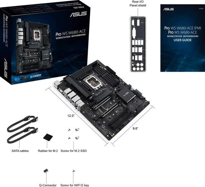 Материнська плата Asus Pro WS W680-ACE 021845 фото