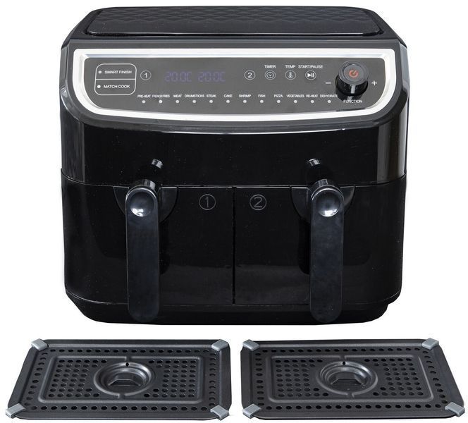 Фритюрница без масла Air Fryer GASTRONOMA 18290003 9л с двойной корзиной 12 автоматических программ e2389487 фото