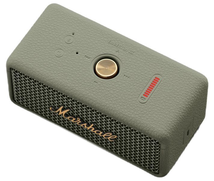 Мобильная колонка MARSHALL Emberton III, батарея 32 ч, IP67, микрофон, звук 360&deg;, приложение, зеленый 2081253 фото
