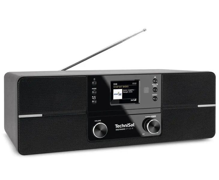 Радиоприемник TechniSat DigitRadio 371 CD IR Black 038857 фото