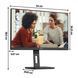 Монитор AOC 24E3QAF 23.8" 1920x1080 IPS 4 мс [GTG] 2004963 фото 2