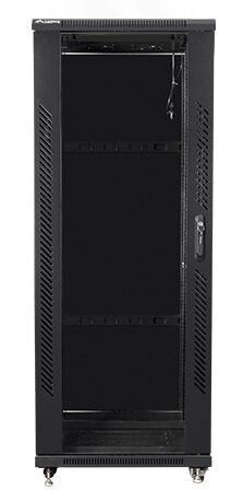 Шкаф RACK LANBERG 19" 32U FF01-6832-12B 600 x 800 мм, напольный, черный 470964 фото
