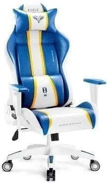 Компьютерное кресло для геймера Diablo X-One 2.0 King Size White-Blue 018976 фото