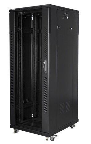 Шкаф RACK LANBERG 19" 32U FF01-6832-12B 600 x 800 мм, напольный, черный 470964 фото