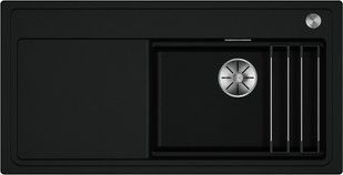 Мийка одночашова з крилом BLANCO Etagon XL 6 S 528092 Чорний 51 x 100 e2582749 фото