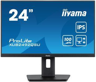 Монитор IIYAMA ProLite XUB2492QSU-B1 23.8" 2560x1440px IPS 100 Гц 0.5 мс [MPRT] 705410 фото
