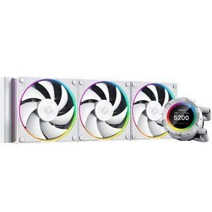Водяне охолодження ID-Cooling Space LCD SL360 White 577721ua фото