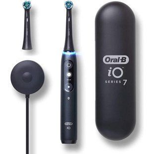 Електрична зубна щітка Oral-B iO Series 7 Connected Rechargeable Electric Toothbrush Onyx Black (IO7 M7.2B2.2B BK) 012806 фото