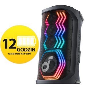 Power Audio SOUNDCORE Rave 3s, 400 Вт, Bluetooth, двоспрямований звук, мікрофонний та гітарний входи, застосунок, IPX4 2066673 фото