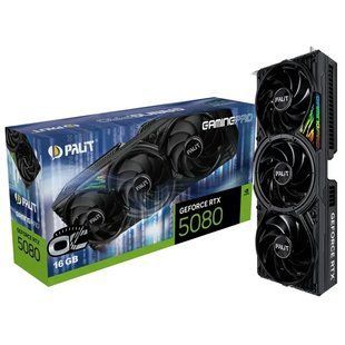 Видеокарта Palit GeForce RTX 5080 GamingPro OC (NE75080S19T2-GB2031A) 577651ua фото