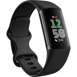 Фітнес-браслет Fitbit Charge 6 Obsidian / Black Aluminum 040005 фото