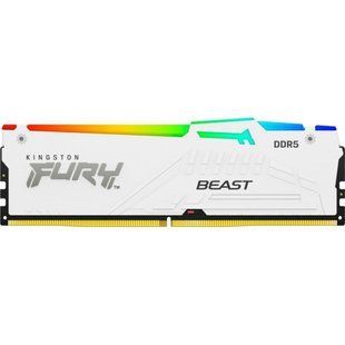 Пам'ять для настільних комп'ютерів Kingston FURY 32 GB DDR5 5200 MHz Beast RGB EXPO White (KF552C36BWEA-32) 033789 фото