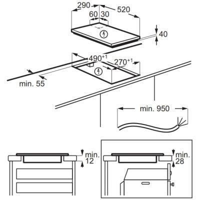 Варочная поверхность электрическая Electrolux LHR3233CK 007156 фото