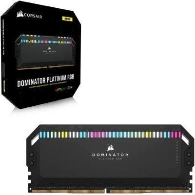 Пам'ять для настільних комп'ютерів Corsair 64 GB (4x16GB) DDR5 6200 MHz DOMINATOR PLATINUM RGB (CMT64GX5M4B6200C32) 027669 фото
