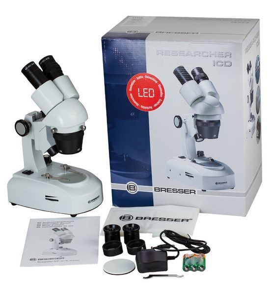 Микроскоп BRESSER Researcher ICD LED 20x&ndash;80x 356452 фото