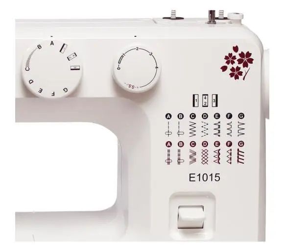 Швейная машинка электромеханическая Janome Juno E1015 White 361079 фото