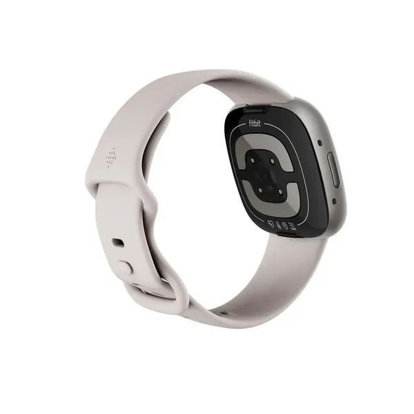 Смарт-годинник Fitbit Sense 2 Lunar White/Platinum (FB521SRWT) 613028 фото
