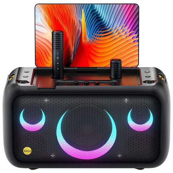 Power audio IKARAO Break X1 Микрофон для караоке Черный 2044818 фото