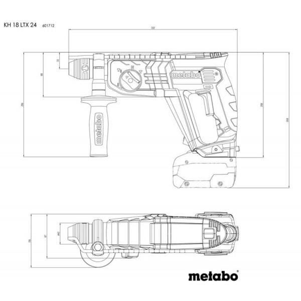 Перфоратор Metabo KH 18 LTX 24 (601712840) 034853 фото