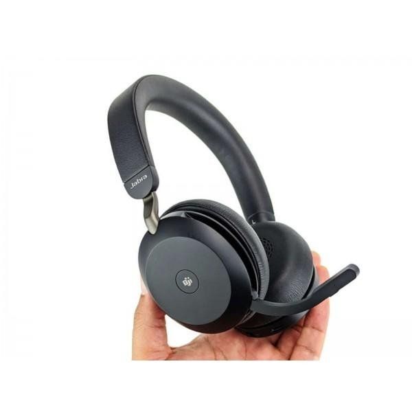Навушники з мікрофоном JABRA Evolve2 75 MS Stereo USB-C with Charging Stand Black (27599-999-889) 029769 фото