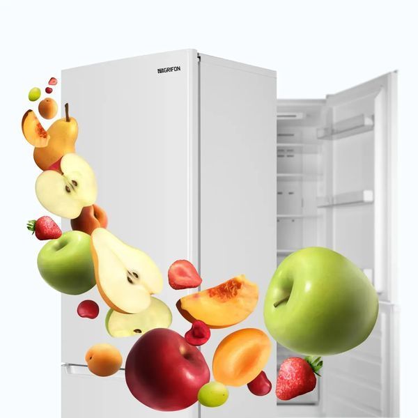 Холодильник з морозильною камерою Grifon NFN-180W 580757ua фото