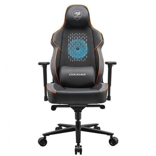 Комп'ютерне крісло для геймера Cougar NxSys Aero Black/Orange 018554 фото