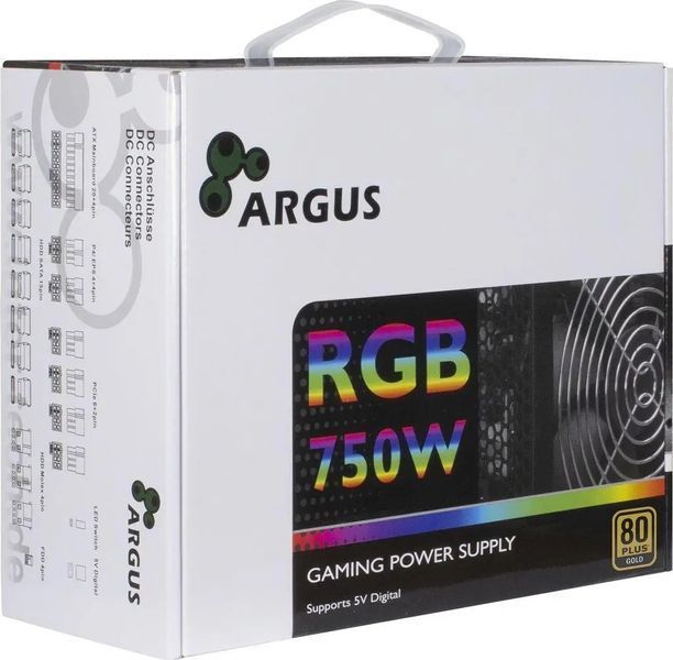 Блок живлення Inter-Tech Argus RGB-750W CM II (88882174) 001241 фото