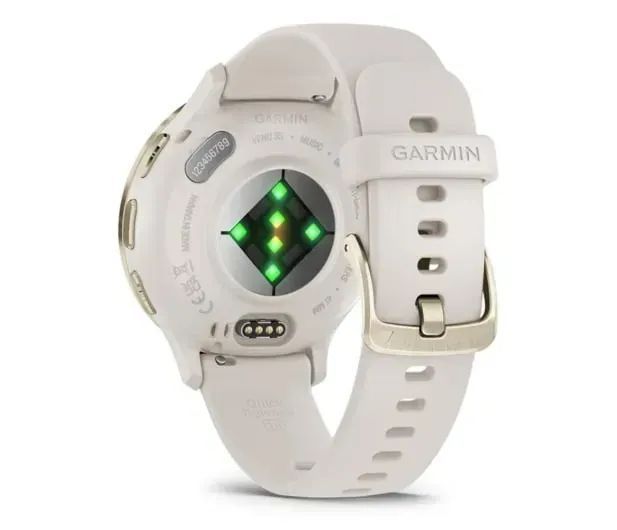 Смарт-годинник Garmin Venu 3S Soft Gold S. Steel Bezel with Ivory Case and S. Band (010-02785-04/54) 615993 фото