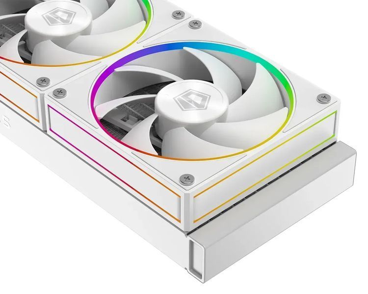 Водяное охлаждение ID-Cooling Space LCD SL360 White 577721ua фото