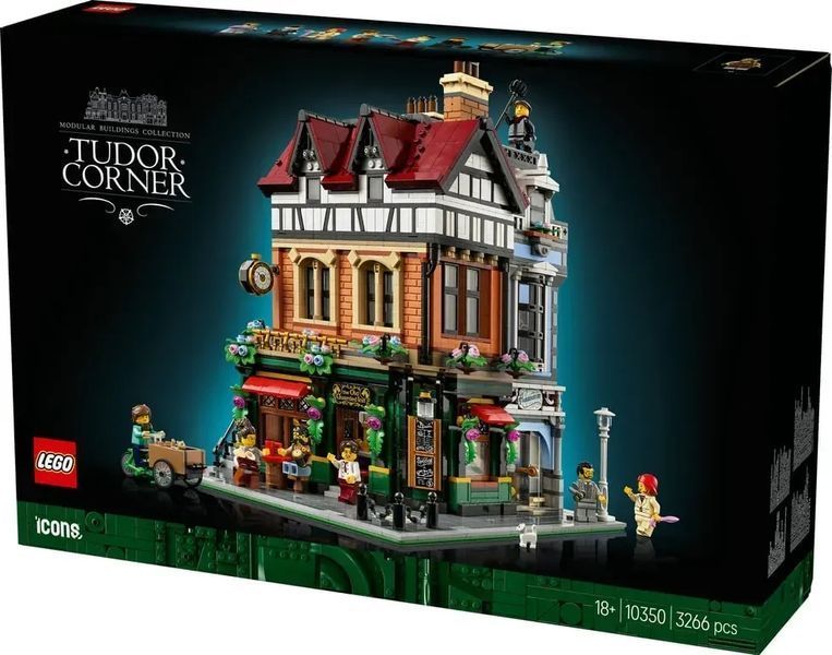 Блоковий конструктор LEGO Icons Тюдорівський куточок (10350) 613496 фото
