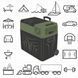 Портативний холодильник Yeticool Yolco BCX50 Green 597783 фото 25