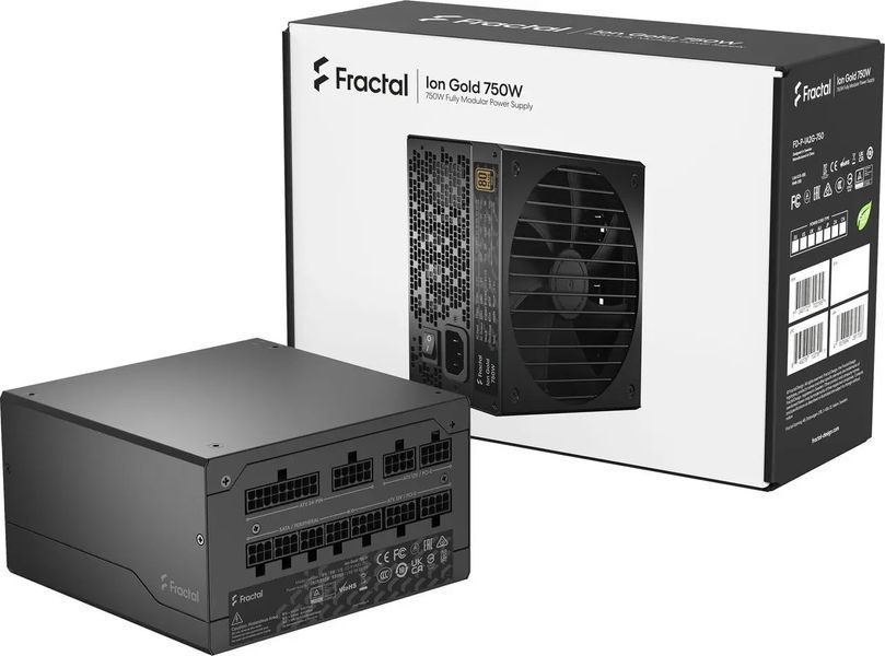 Блок питания Fractal Design Ion Gold 750W D-P-IA2G-750-EU (FD-P-IA2G-750) 001205 фото