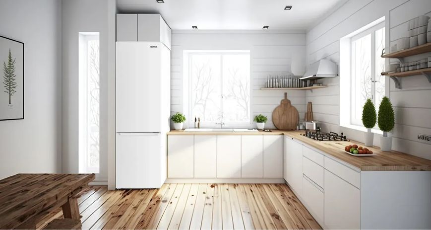 Холодильник з морозильною камерою Grifon NFN-180W 580757ua фото