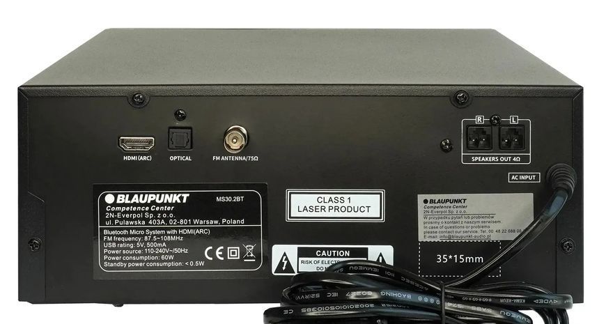 Музичний центр Blaupunkt MS30.2BT 572936 фото