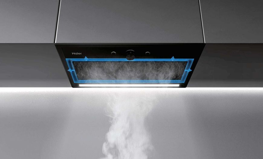 Витяжка HAIER HAPY6KS2BLC Чорна 66 дБ клас C 2129086 фото
