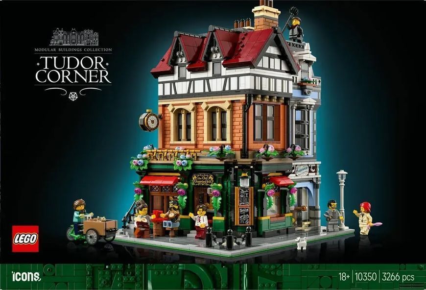 Блоковий конструктор LEGO Icons Тюдорівський куточок (10350) 613496 фото