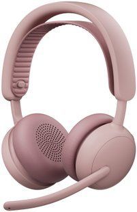 Навушники LOGITECH Zone Wireless 2 ES Бездротові, Накладні, ANC Рожевий 2109845 фото