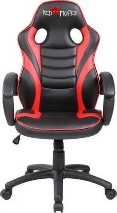 Компьютерное кресло для геймера Red Fighter C6 Black/Red 019127 фото